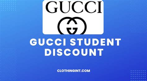 student discount gucci|is Gucci on sale.